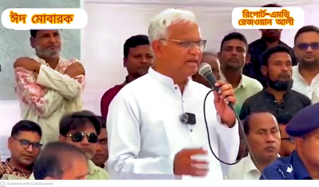 ঈদের দিনে সুবিধাবঞ্চিত শিশুদের পাশে মন্ত্রী ডা.এজেডএম জাহিদ হোসেন