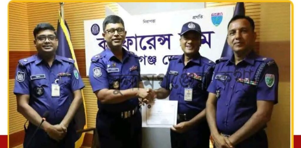 সিলেট রেঞ্জের সেরা ওসি নির্বাচিত হলেন সুনামগঞ্জ সদর মডেল থানার ওসি রতন শেখ