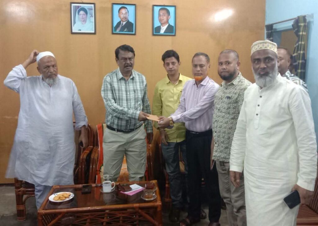 ছাতকে আ’হত স্কুল ছাত্রী-কে উন্নত চিকিৎসার  জন্য নগদ অর্থ প্রদান করেন— এমপি মিলন