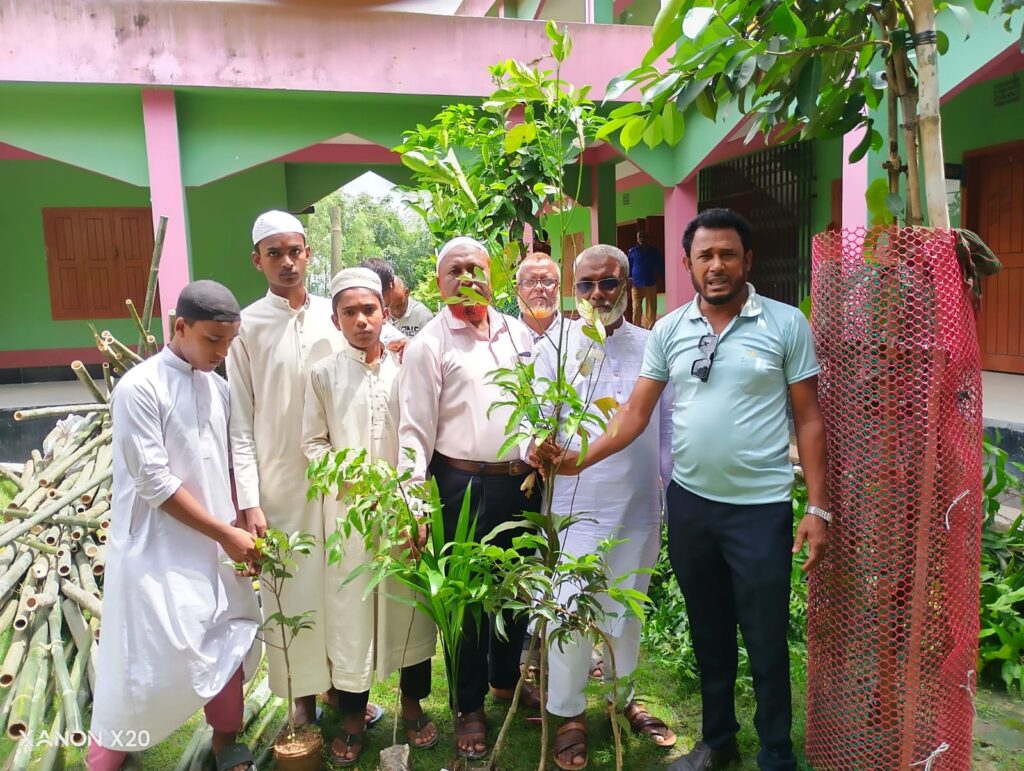 দিওড় ইউনিয়নে কৃষক দলের উদ্যোগে সরকারি চারাগাছ বিতরণ কর্মসূচি পালন